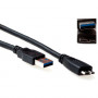 ACT Advanced Cable Technology SB3031 Καλώδιο USB-A σε Micro-USB B 2m μαύρο