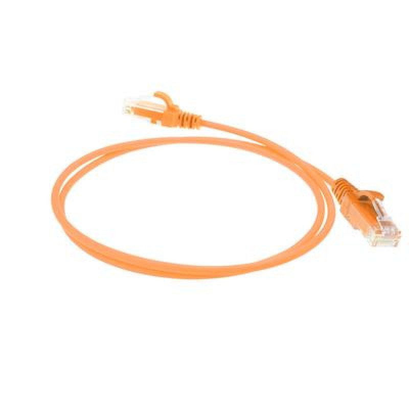 ACT Πορτοκαλί 1,5m LSZH U/UTP CAT6 Datacenter Slimline καλώδιο patch Snagless με βύσματα RJ45 (DC9151)