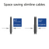 ACT Μαύρο 7m LSZH S/FTP CAT7 Slimline Patchkabel Snagless με βύσματα RJ45 (DF7907)