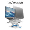 ACT Βάση laptop περιστρεφόμενη 360°, ρυθμιζόμενου ύψους, ACT Essentials (AC8136)