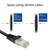 ACT FB8130 CAT8 U/FTP LSZH Slimline Καλώδιο patch 0,15m μαύρο