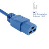 ACT Καλώδιο τροφοδοσίας C20 σε C21 IEC 60320 μπλε 1,5 m (AK5366)