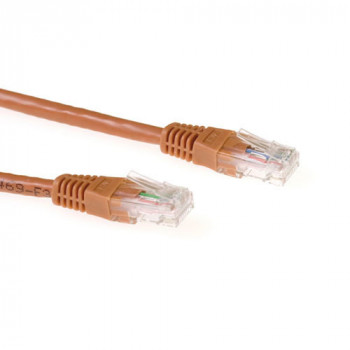ACT CAT6A UTP 15m καφέ καλώδιο δικτύου (IB4415)