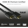ACT AK3947 Καλώδιο HDMI 6,1m 4K 60Hz HDR ARC 18Gbps μαύρο