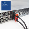 ACT Καλώδιο τροφοδοσίας UK βύσμα - C15 IEC Lock+ μαύρο 2 m, PC3884 (PL0082)