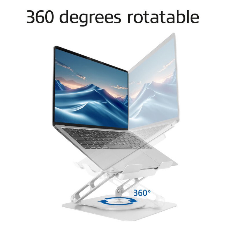 ACT Περιστρεφόμενη βάση ψύξης laptop, αδιαβάθμητα ρυθμιζόμενου ύψους (AC8106)