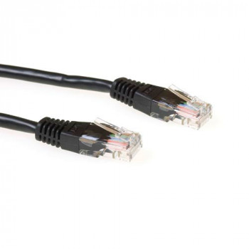 ACT 1,5m Cat5e U/UTP RJ45 Καλώδιο patch - Μαύρο IB5951