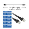 ACT FB8505 5m S/FTP Cat.7 PUR εύκαμπτο καλώδιο patch, snagless RJ45, μαύρο