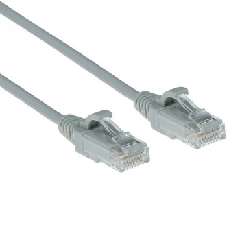 ACT Γκρι 7 μέτρα LSZH U/UTP CAT6 Slimline Καλώδιο patch κέντρου δεδομένων snagless με βύσματα RJ45 (DC9007)