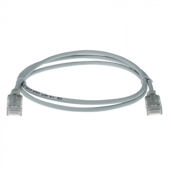 ACT Γκρι 7 μέτρα LSZH U/UTP CAT6 Slimline Καλώδιο patch κέντρου δεδομένων snagless με βύσματα RJ45 (DC9007)