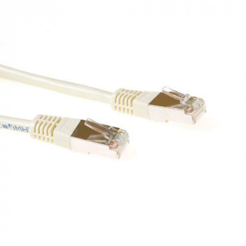 ACT ελεφαντόχρωμο καλώδιο patch 7m F/UTP CAT5E με υποδοχές RJ45 (IB7207)