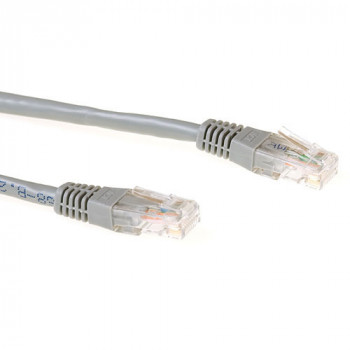 ACT γκρι καλώδιο patch 3m LSZH U/UTP CAT6 με βύσματα RJ45 IB9003