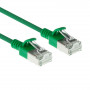 ACT πράσινο καλώδιο patch 0,5m LSZH S/FTP CAT6A Slimline Snagless RJ45 (DB7700)