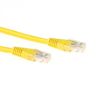 ACT Κίτρινο 1,5m LSZH U/UTP CAT6 Καλώδιο patch με βύσματα RJ45 IB9851