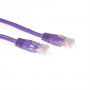 ACT Μωβ 5m U/UTP CAT6 καλώδιο patch με βύσματα RJ45 IB1705