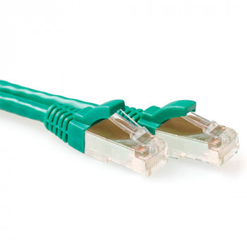 ACT Πράσινο 10m S/FTP CAT6A Snagless καλώδιο patch (FB6710)