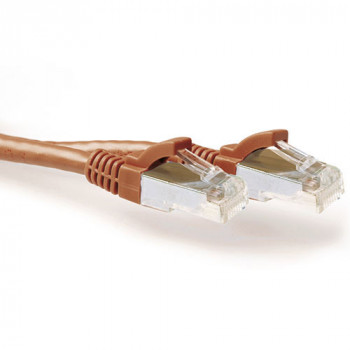 ACT FB2210 10m Cat6a S/FTP καλώδιο δικτύου, RJ45, καφέ