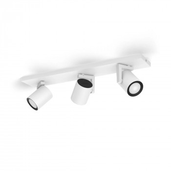 Signify Philips Hue White & Color Ambiance Argenta 3-Spot Φωτιστικό Οροφής Λευκό