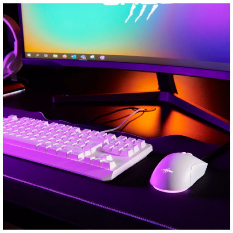 uRage Exodus 220 TKL gaming πληκτρολόγιο, ενσύρματο, λευκό