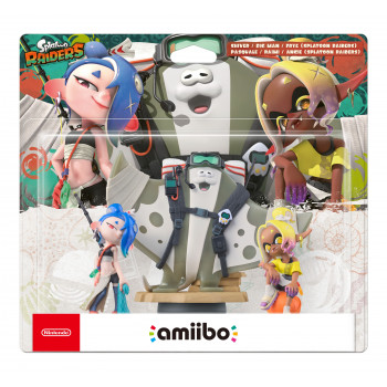 Nintendo Splatoon Raiders amiibo Συσκευασία 3 τεμ.: Mako, Muri και Mantaro (Deep Cut) - Φιγούρες NFC για Switch