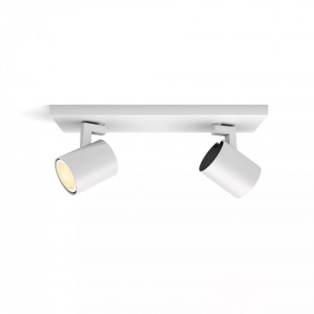 Philips Hue White Ambiance Runner Spot 2-φωτο λευκό με διακόπτη dimmer
