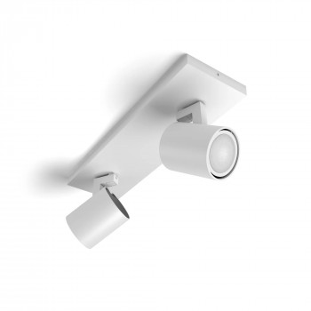 Philips Hue White Ambiance Runner Spot 2-φωτο λευκό με διακόπτη dimmer