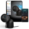 Philips Hue Secure Ενσύρματη κάμερα με βάση, 2K Ανάλυση βίντεο, Μαύρο