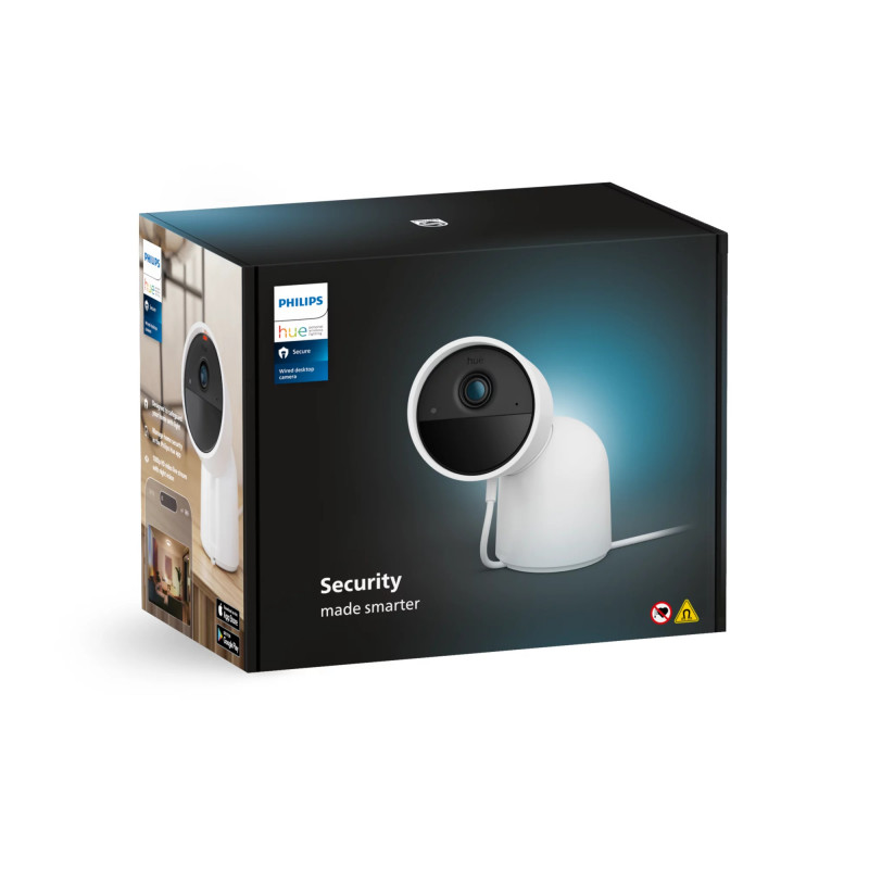 Philips Hue Secure Ενσύρματη κάμερα με βάση Λευκό