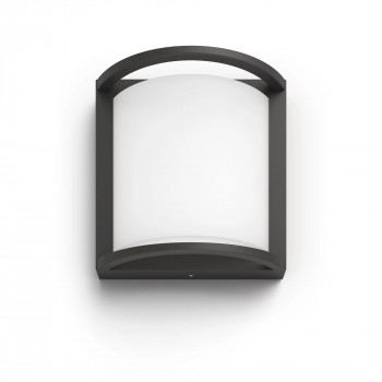 Philips Outdoor Ultra-Efficient Samondra Φωτιστικό τοίχου 3,8W, 2700 Kelvin Ανθρακί
