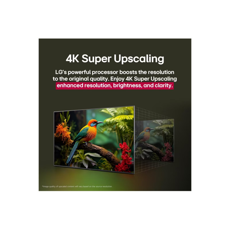LG 65QNED82A3B 65 inch QNED 4K Smart TV με επεξεργαστή α7 Gen6 AI