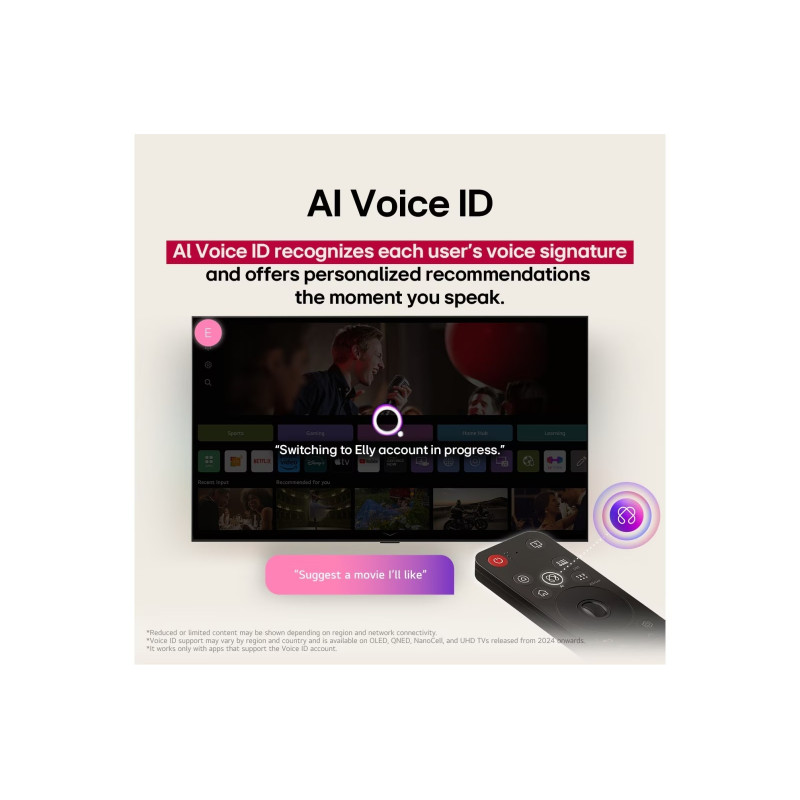 LG 65QNED82A3B 65 inch QNED 4K Smart TV με επεξεργαστή α7 Gen6 AI