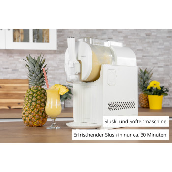 Unold 48965 Sofia Μηχανή slush και παγωτού soft 2 σε 1, 1,5L, 150W, 5 προγράμματα, Μαύρη