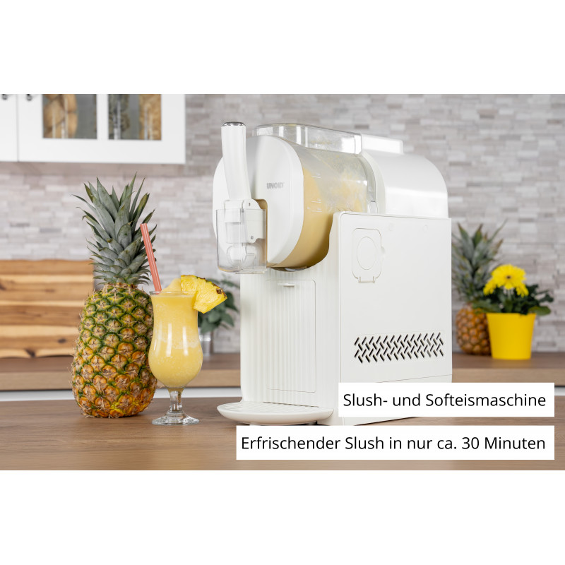 Unold 48965 Sofia Μηχανή slush και παγωτού soft 2 σε 1, 1,5L, 150W, 5 προγράμματα, Μαύρη