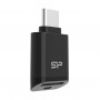 Silicon Power C200 USB-C 3.2 αναγνώστης καρτών microSD - μαύρο