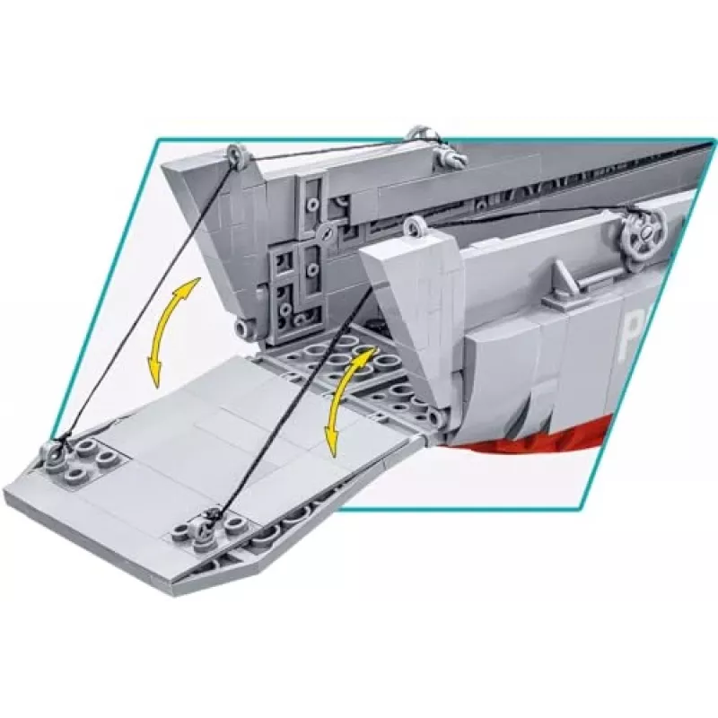 Σετ δόμησης Cobi LCVP Higgins Boat 715 τεμάχια ηλικία 8+
