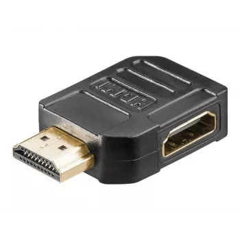 Wentronic Goobay a 344 G - Προσαρμογέας HDMI - HDMI (W) σε HDMI (M) - Ορθογώνιο βύσμα (51725)