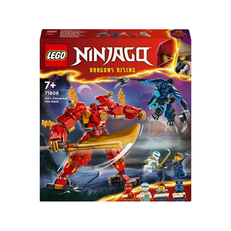 LEGO NINJAGO Set 71808 — 322 τεμ., 4 Minifigures, ύψος 160 mm, ηλικία 7+