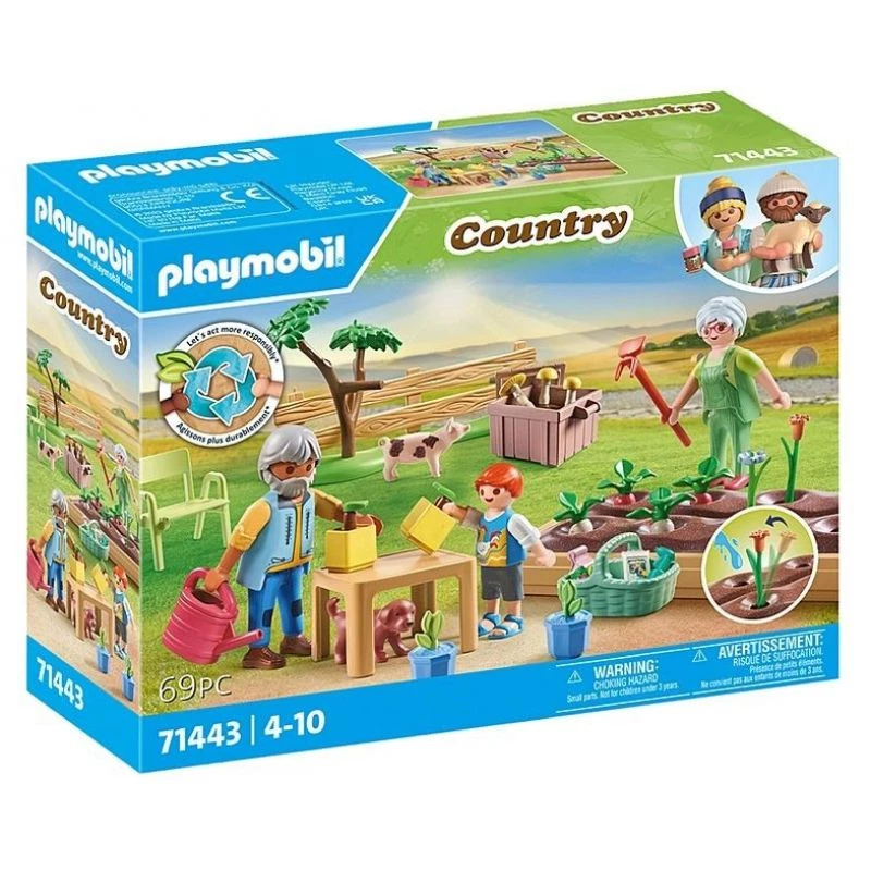 Playmobil 71443 Country: Λαχανόκηπος με παππού και γιαγιά