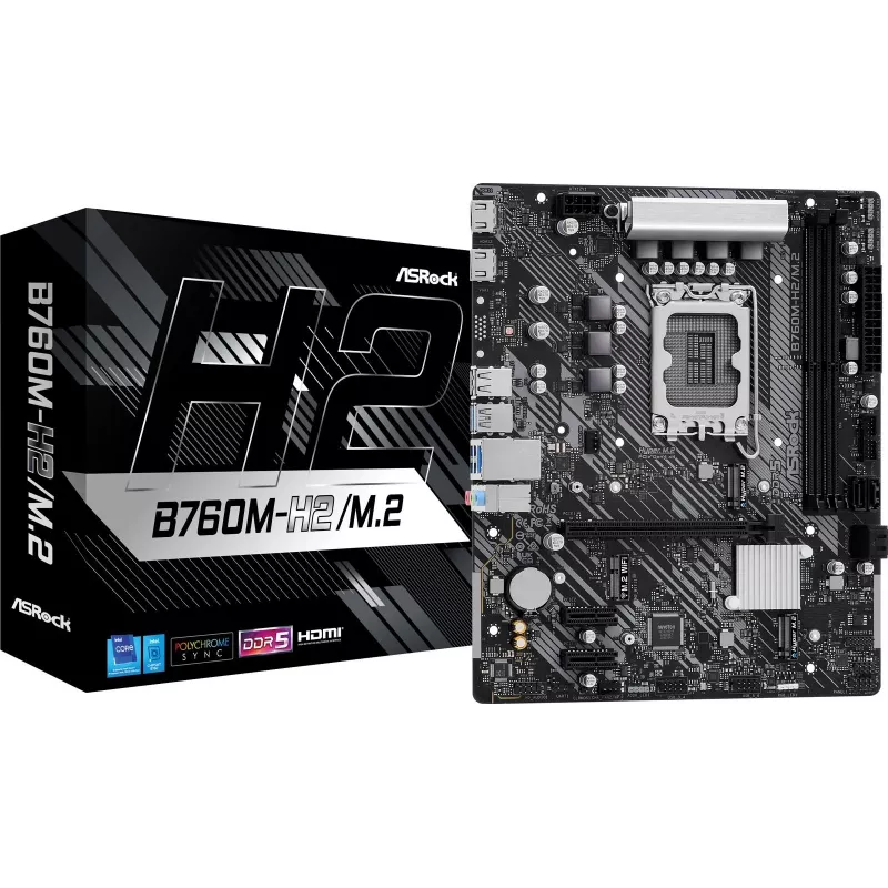 ASRock B760M-H2/M.2 DDR5 LGA1700 Micro-ATX Μητρική