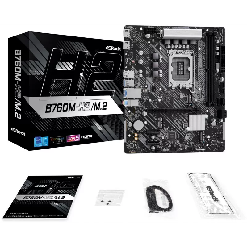 ASRock B760M-H2/M.2 DDR5 LGA1700 Micro-ATX Μητρική