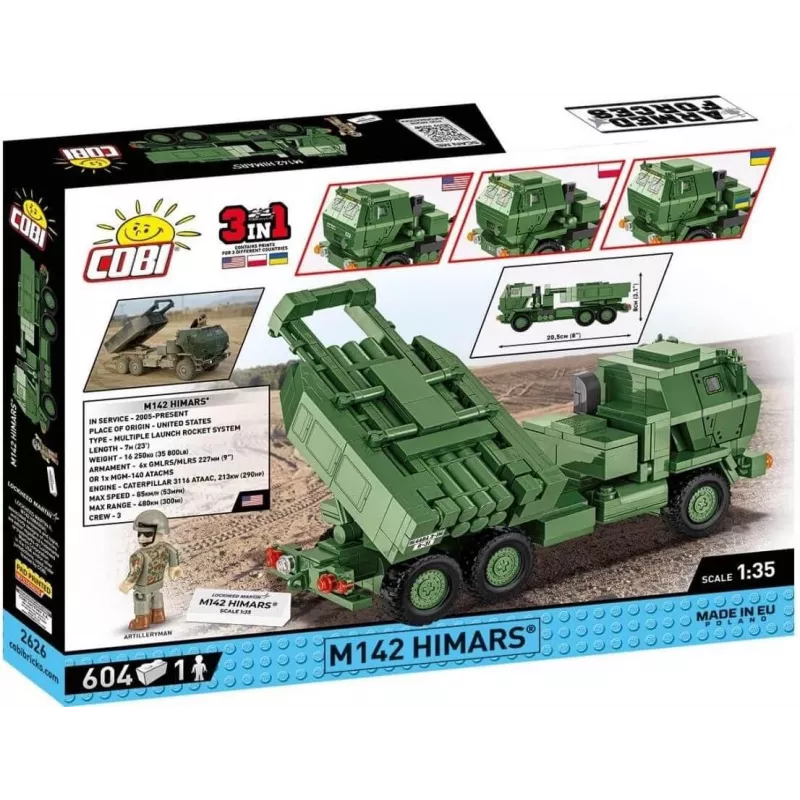COBI 2626 Armed Forces M142 HIMARS 621 τουβλάκια