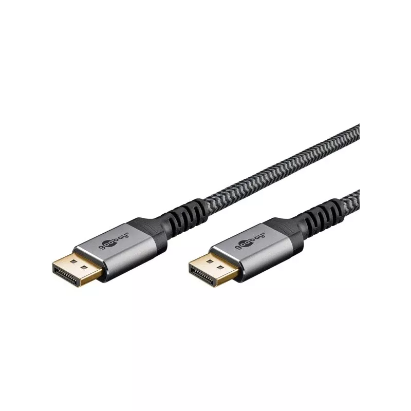 Pro Displayport 1.4 Sleeved - Καλώδιο DisplayPort - 2m - Μαύρο