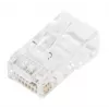DIGITUS RJ45 Modular Plug (8P8C) Pass-through, CAT 5e, Unshielded, AWG 26-24, 100 Τεμάχια (X-ML-5U-EZ)