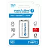 Επαναφορτιζόμενη μπαταρία everActive 6F22/9V Li-ion 550 mAh με USB TYPE C