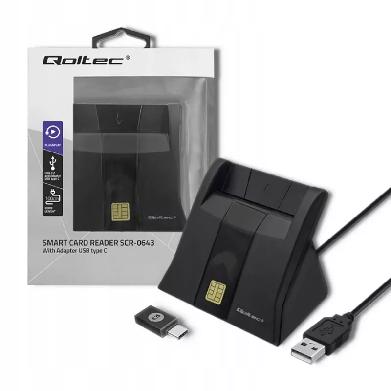Αναγνώστης RFID Qoltec 50643