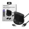 Smart Card Reader Qoltec 50632 USB 2.0 μαύρο καλώδιο 1m