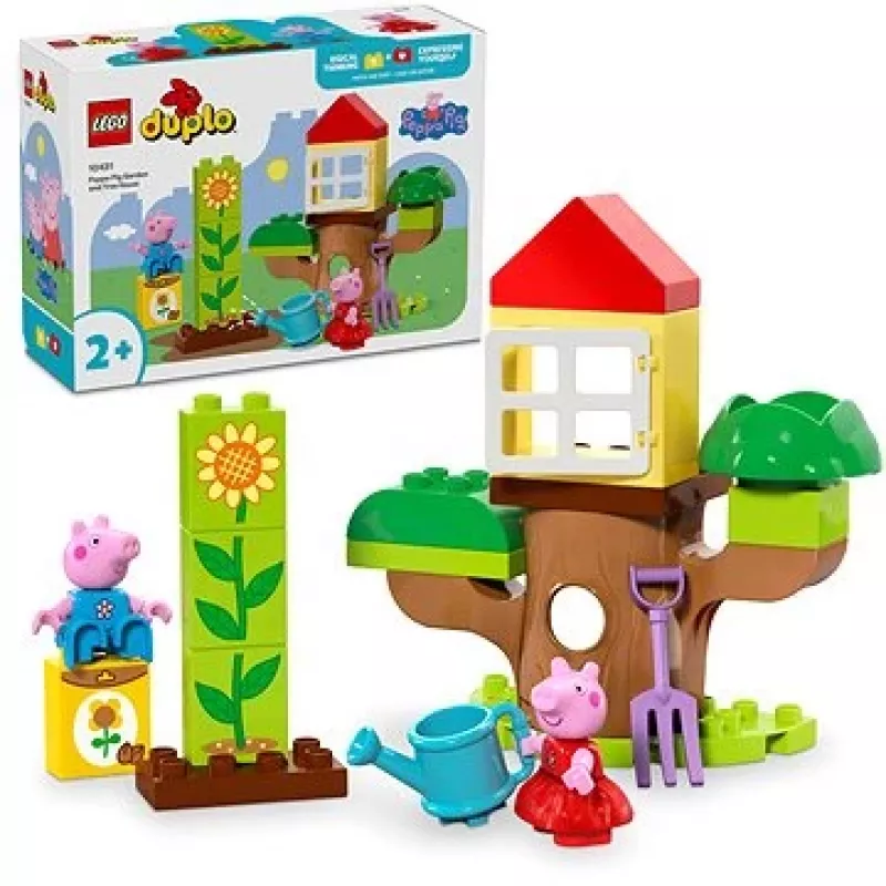 Lego 10431 Duplo Peppa Pig Κήπος και δεντρόσπιτο Σετ παιχνιδιού