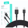 Καλώδιο USB-A σε USB-C Aukey CB-NAC1, 1 m, πλεκτό νάιλον, USB PD 60 W, USB 2.0