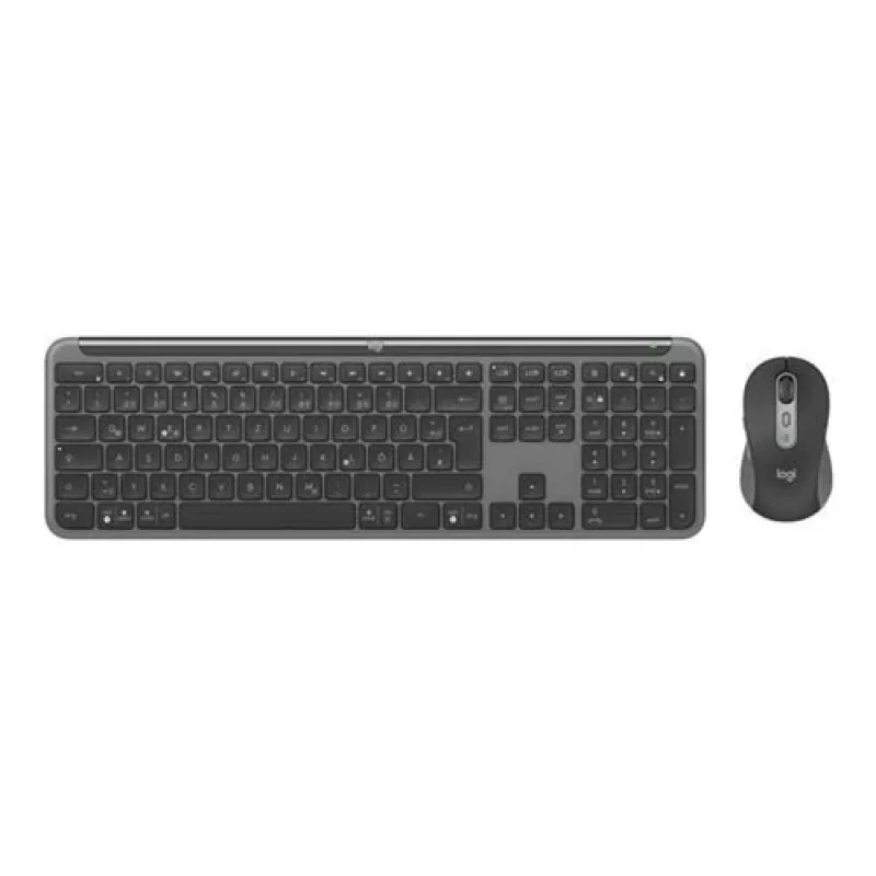 Logitech 920-012483 πληκτρολόγιο ποντίκι included Office RF Wireless + Bluetooth QWERTZ German Graphite