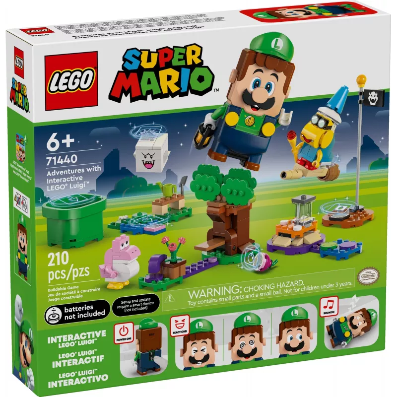 Σετ κατασκευής LEGO 71440 Super Mario διαδραστική φιγούρα LEGO Luigi